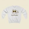 Chin Chillin Cat Funny 80s Sweatshirt Style