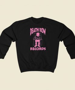 Death Row Records Logo Pink 80s Sweatshirts Style