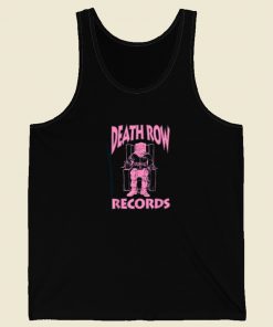 Death Row Records Logo Pink 80s Tank Top