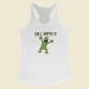 Dill With It Funny 80s Racerback Tank Top