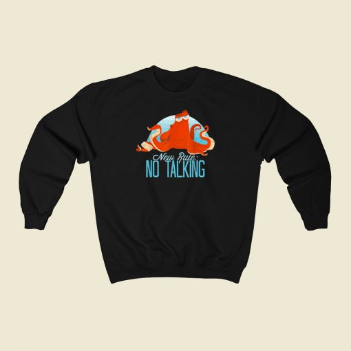 Finding Dory Hank No Talking 80s Sweatshirt Style