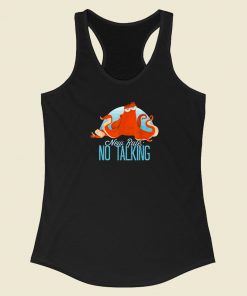 Finding Dory Hank No Talking 80s Racerback Tank Top