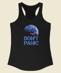 Dont Panic Starman Essential 80s Racerback Tank Top