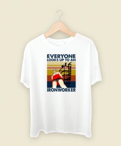 Everyone Looks To Ironworker Vintage 80s T Shirt Style