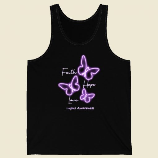 Lupus Awareness Graphic 80s Tank Top