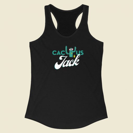 Funny Cactus Jack Racerback Tank Top