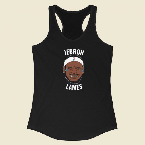 Funny Jebron Lames Racerback Tank Top