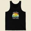 Funny Parrot I Will Poop 80s Tank Top