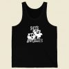 Ghost Sheets Giggles Pun Funny 80s Tank Top