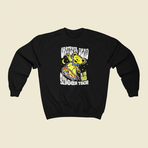 Grateful Dead Skating Bear 80s Sweatshirts Style