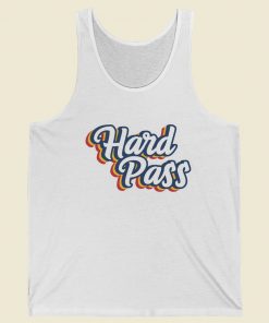 Hard Pass Funny Retro 80s Tank Top