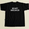 Heart Breaker Block Valentine 80s T Shirt Style