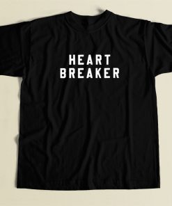 Heart Breaker Block Valentine 80s T Shirt Style