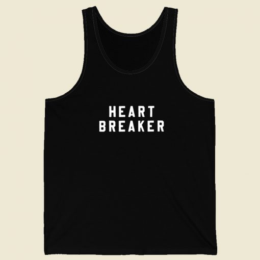 Heart Breaker Block Valentine 80s Tank Top