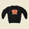 Heart Dripping Sneaker Match 80s Sweatshirt Style