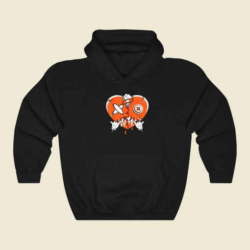 Heart Dripping Sneaker Match Hoodie Style