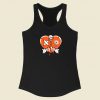 Heart Dripping Sneaker Match 80s Racerback Tank Top