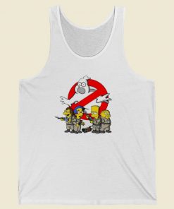 Homer Busters Simpsons 80s Tank Top