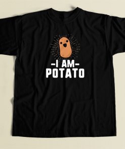 I Am Funny Potato 80s T Shirt Style