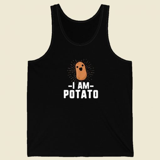 I Am Funny Potato 80s Tank Top