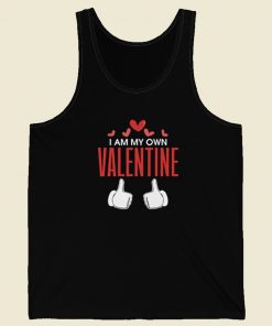 I Am My Own Valentine 80s Tank Top