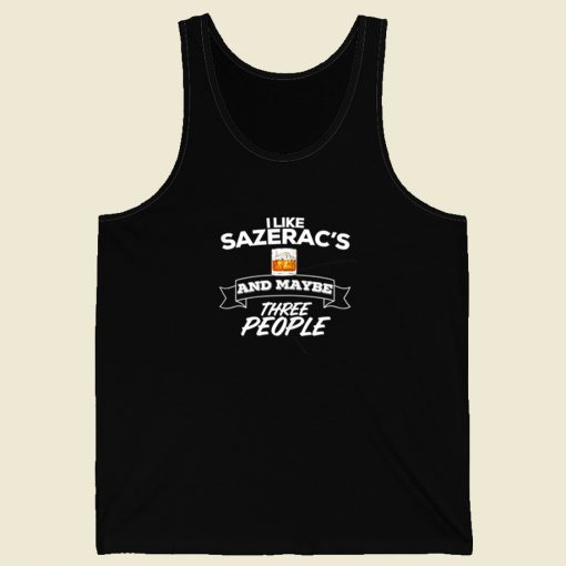 I Like Sazeracs 80s Retro Tank Top