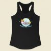 I Love Lanky Design 80s Racerback Tank Top