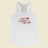 Im A Sucker For You Valentine 80s Racerback Tank Top