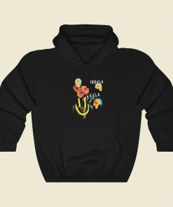 Inhale Exhale Skull Graphic Hoodie Style