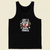 Just A Girl Who Hits Things 80s Retro Tank Top