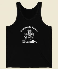 Licensed Parent Literally 80s Tank Top