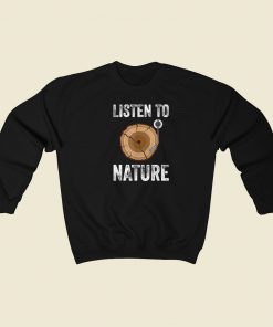 Listen To Nature Global Warming 80s Sweatshirt Style