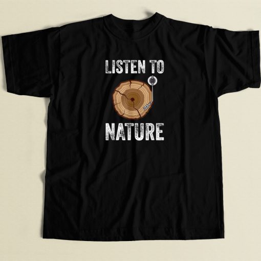 Listen To Nature Global Warming 80s T Shirt Style