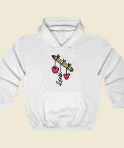 Love Pencil Valentine Hoodie Style