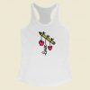 Love Pencil Valentine 80s Racerback Tank Top