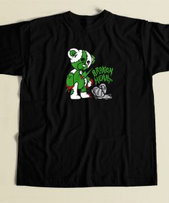 Merry Christmas Broken Hear Match 80s T Shirt Style