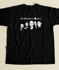 Midnight Oil Rock Band 80s Retro T Shirt Style