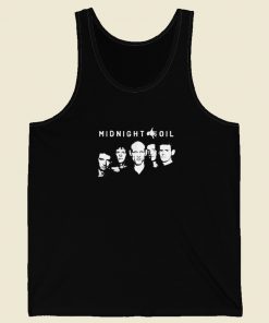 Midnight Oil Rock Band 80s Retro Tank Top