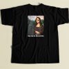 Mona Lisa The One Eyed Diva Funny 80s T Shirt Style