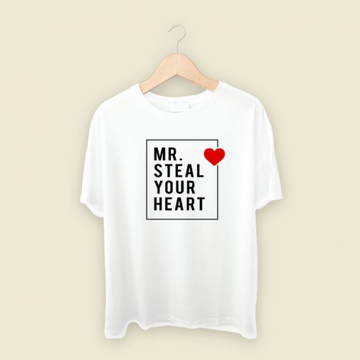 Mr Steal Your Heart Valentine 80s T Shirt Style