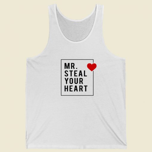 Mr Steal Your Heart Valentine 80s Tank Top