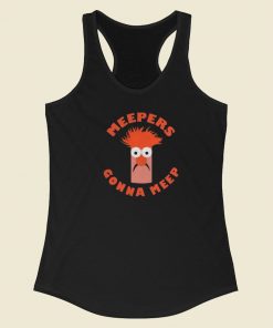 Nice Meepers Gonna Meep 80s Racerback Tank Top