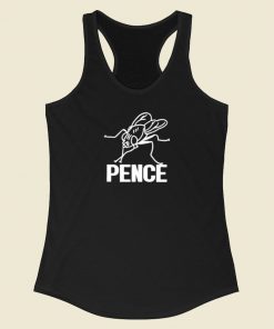 Pence Fly Funny Racerback Tank Top