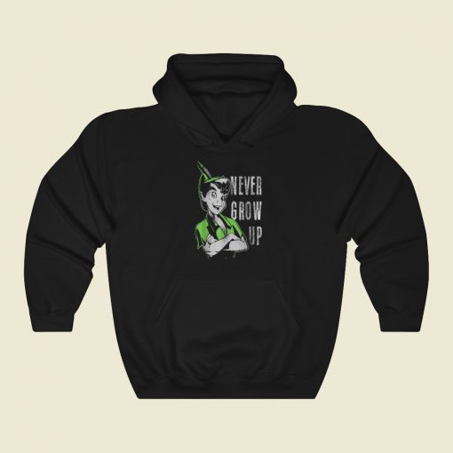 Peter Pan Never Grow Up Hoodie Style