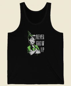 Peter Pan Never Grow Up 80s Tank Top