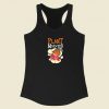 Plant Milkweed Butterfly 80s Racerback Tank Top