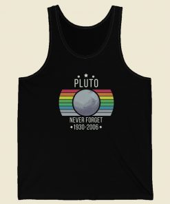 Pluto Never Forget Retro 80s Tank Top