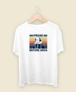 Prose Before Bros Vintage 80s T Shirt Style
