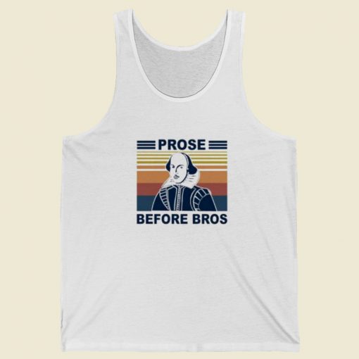 Prose Before Bros Vintage 80s Tank Top