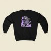 Purple Energy Anime 80s Sweatshirts Style